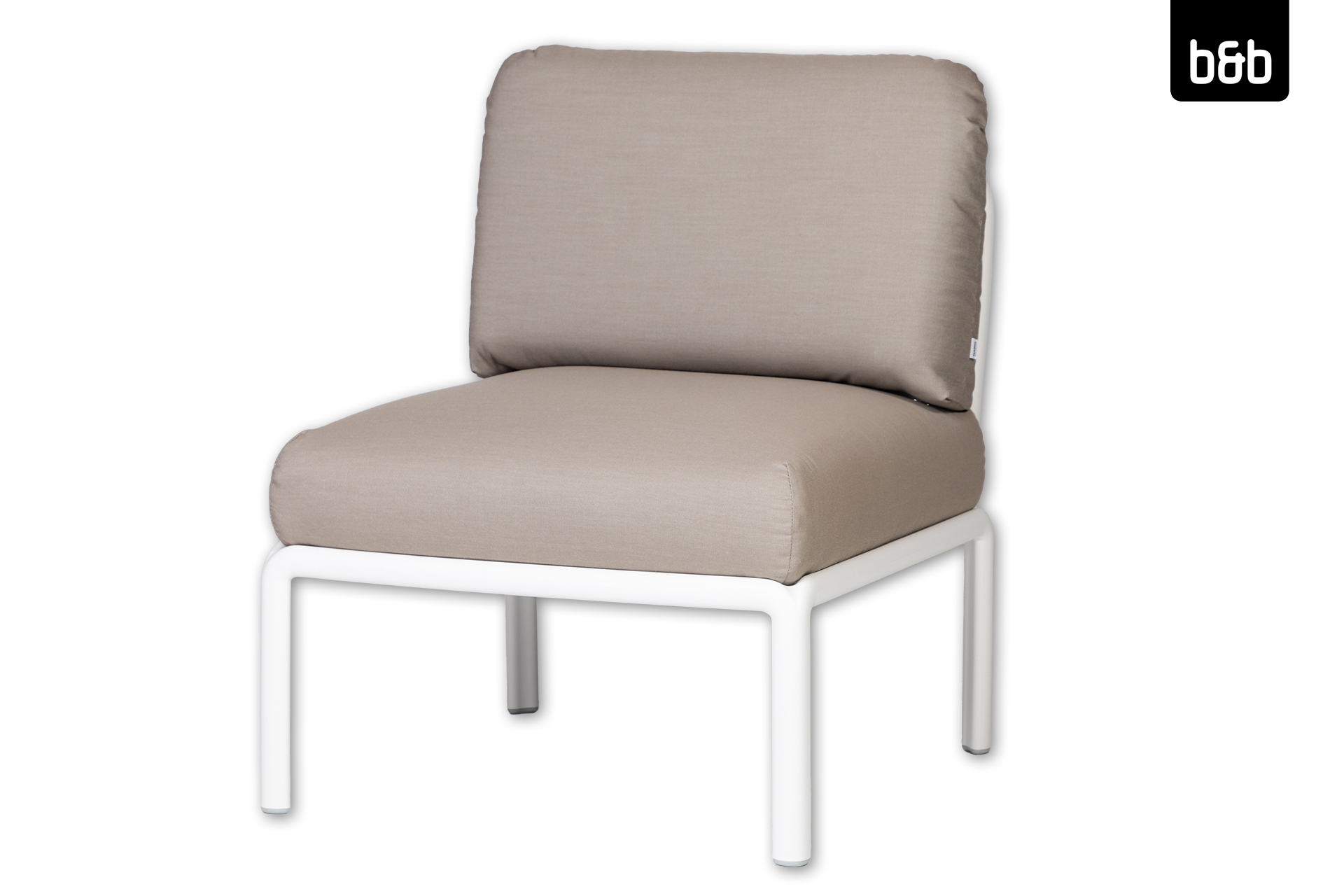 Sofa Mittelteil NARDI Komodo, weissgrau / anthrazit