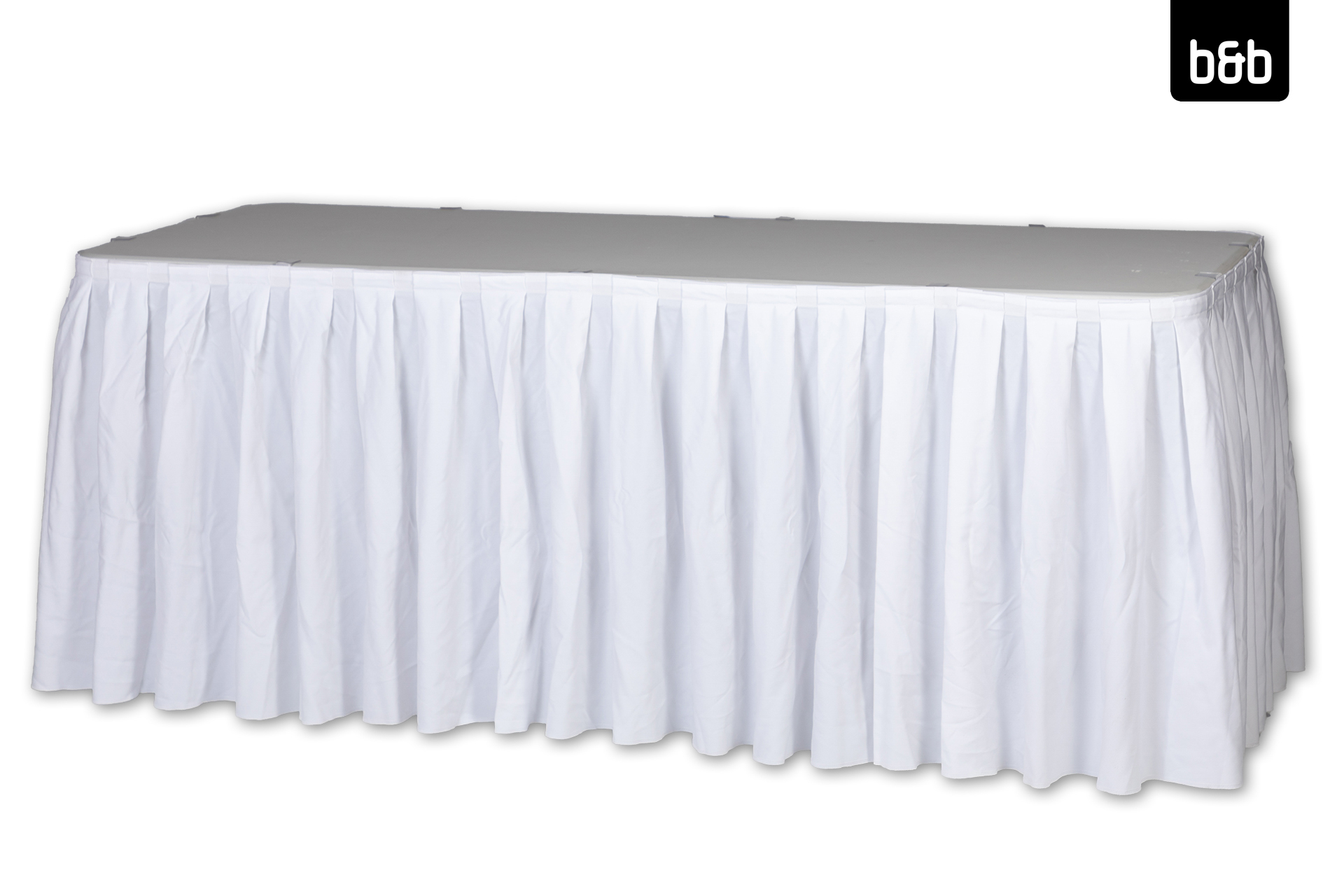 Skirting für Banketttisch 540cm, weiß